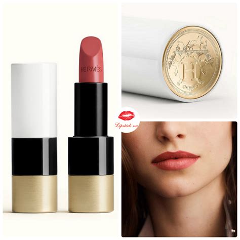 hermes rose epice lipstick|Hermes satin lipstick.